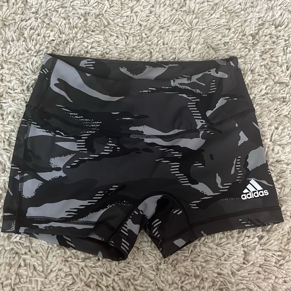 Adidas black camo spandex SIZE M